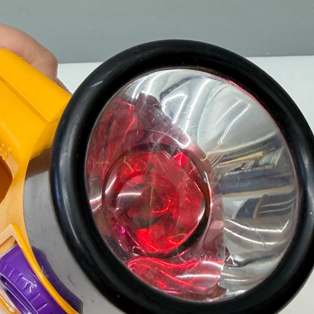 Playskool Red Light Green Light Flashlight Vintage Yellow Kids Toy As-Is